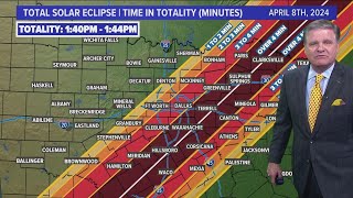 DFW Weather | Will the conditions be right for the day of the eclipse?