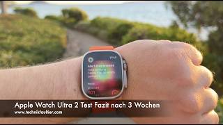 Apple Watch Ultra 2 Test Fazit nach 3 Wochen