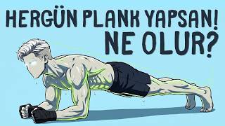 Hergün 2 dakika PLANK egzersizi yaparsan ne olur? İşte şok edici sonuç..
