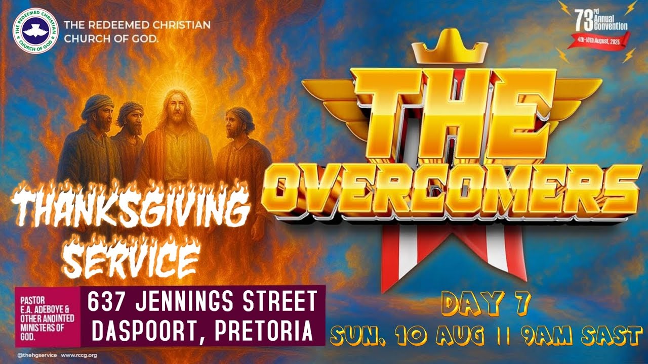 RCCG HOLY GHOST CONVENTION 2025 || DAY 7 || THANKSGIVING SERVICE ...