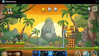 Catapult  Quest  game level  - 1 to 11 screenshot 2