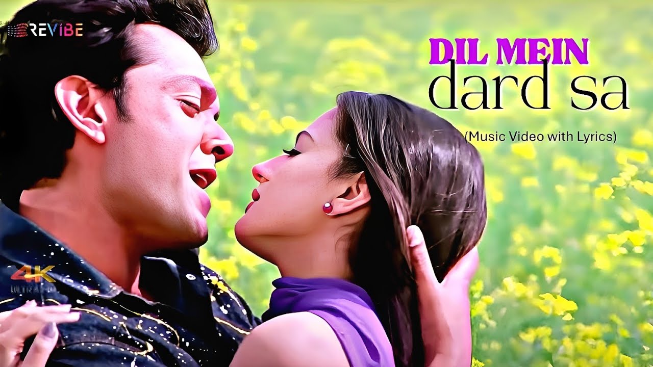 Dil Mein Dard Sa (Lyrical Video) | Udit Narayan, Alka Yagnik | Bobby Deol, Ameesha Patel | Kranti 