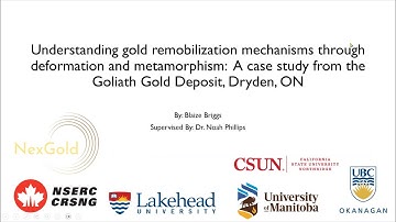 Understanding gold remobilization mechanisms through deformation and metamorphism