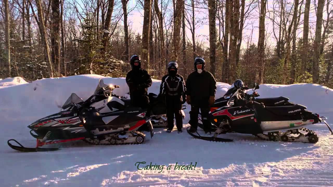 Snowmobile Trip Cable, Wisconsin Day 1 2/5/16 YouTube