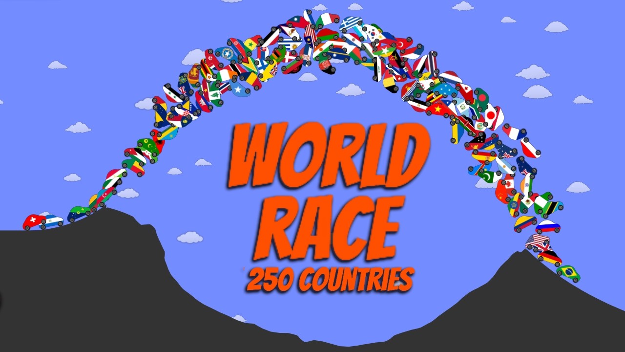 All 250 Countries Enter This Race… Who Wins? 🌍
