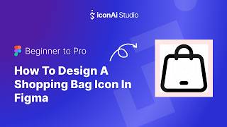 How to Design a Shopping Bag Icon in Figma | Pixel Perfect UI Icon Tutorial