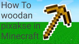 How to make crafting table in Minecraft hindi | How to make pickaxe in minecraft hi...