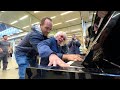 Random Dude Jumps In On Jerry Lee Lewis Piano Contest!