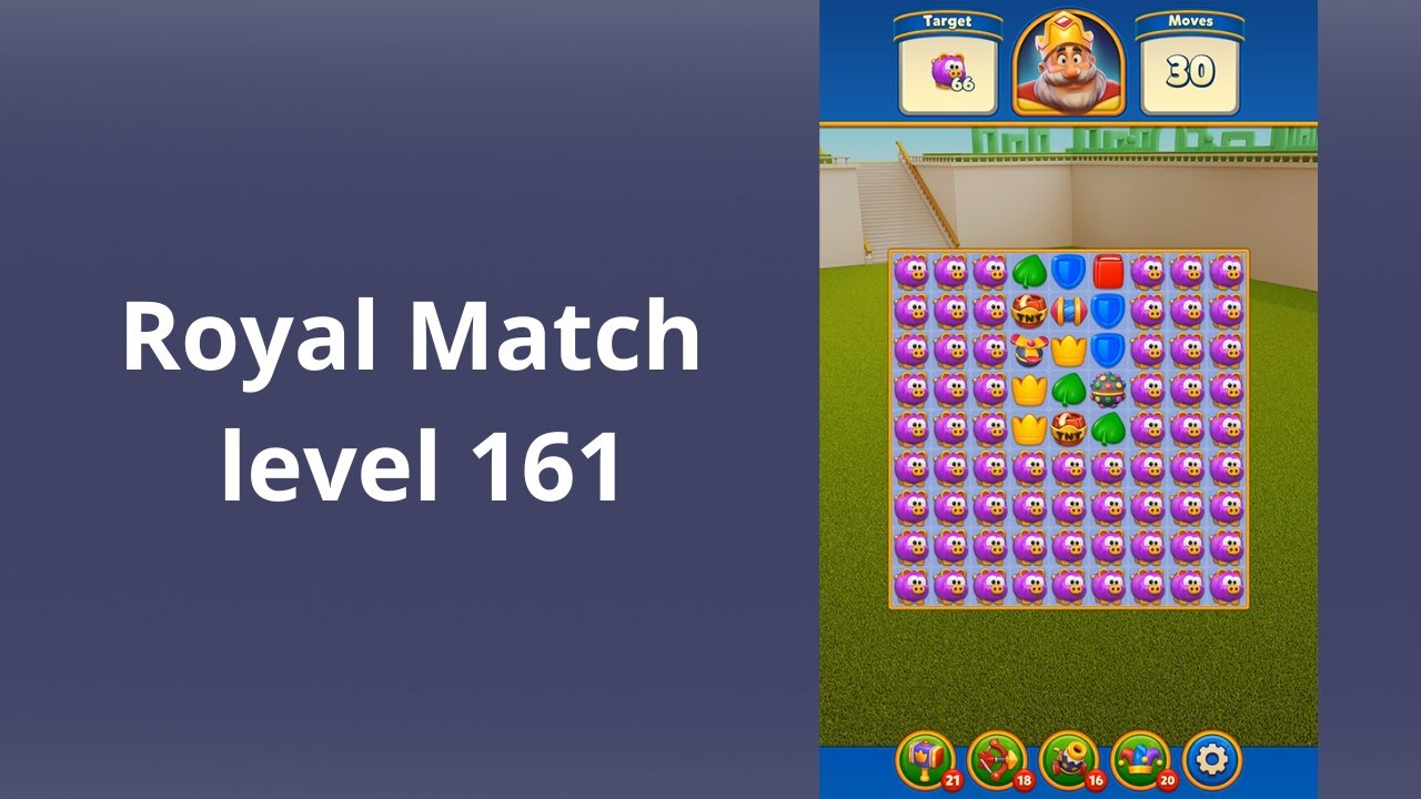 Royal Match Level 161 BOOSTERS YouTube