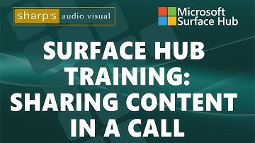 Surface Hub - Sharing Content in a Call