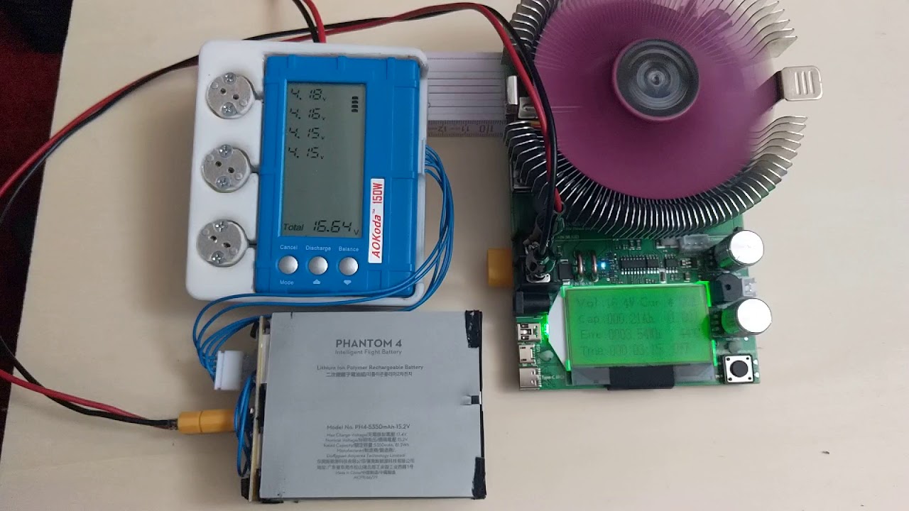 Dji Phantom 4 Akku Blinkt Beim Laden DJI Phantom 4 Akku Messung 1.teil - YouTube