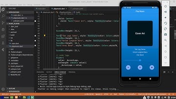 Tutorial Flutter 23 Music Player Flutter | Simple UI Design