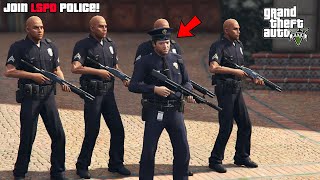 GTA 5 - How To Join the Police! STORY MODE OFFLINE
