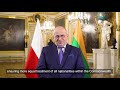 Foreign Minister's of Poland and Lithuania on the occasion of 230 anniversary of #May3Constitution