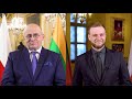 Foreign Minister's of Poland and Lithuania on the occasion of 230 anniversary of #May3Constitution