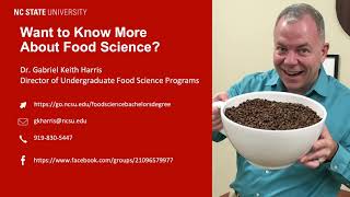 The Undergraduate Food Science Major at NC State: It's Science You Can Eat!
