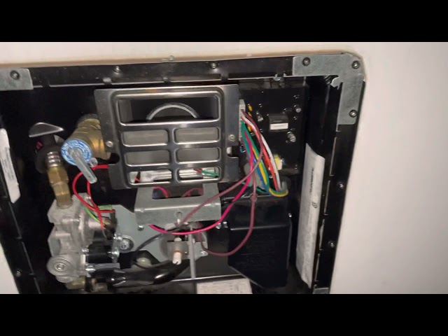 Dometic water heater on Mallard camper WH-6GA, WH-6GEA, WH-9GEA - YouTube