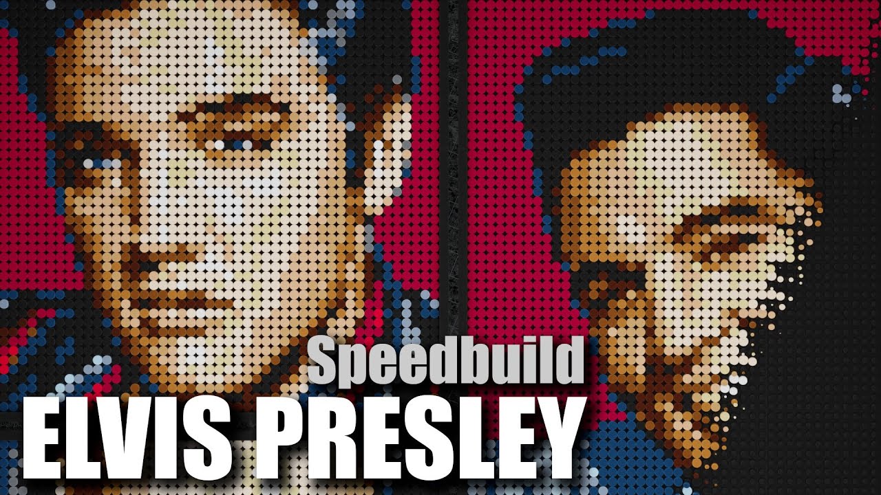 LEGO 31204 Elvis Presley Speedbuild | 31204 LEGO | Blender Geometry Nodes 3.3 Elvis Movie Tribute