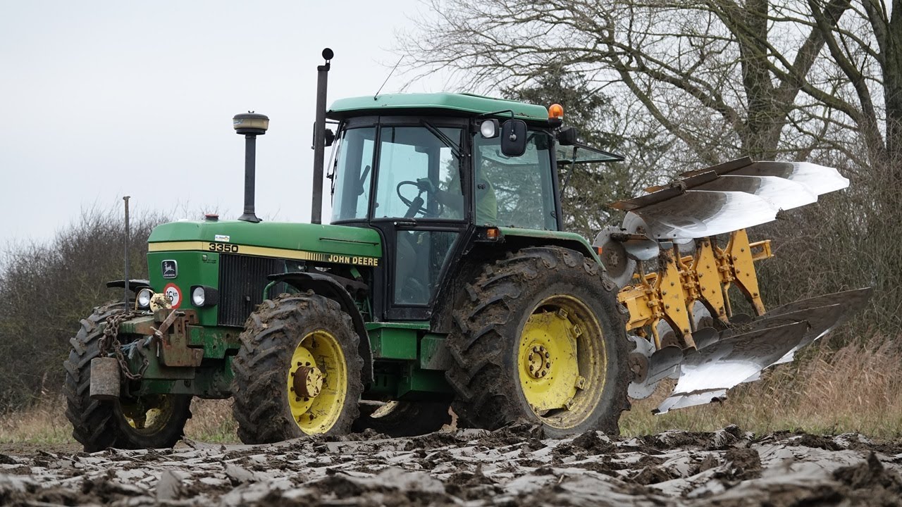Ploughing w/ John Deere 3350 + Rumptstad RPV 140-480 | Old School ploughing | Ploegen | Pflügen