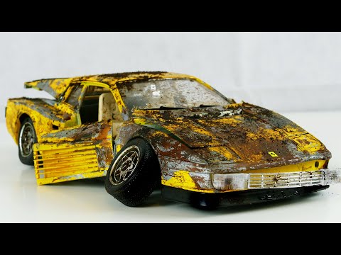 restoration-abandoned-ferrari-testarossa-model-car