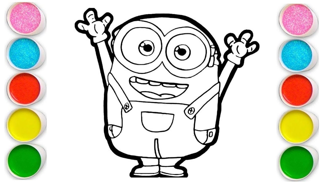 MINION Drawing, Painting & Coloring For Kids and Toddlers_ Child Art