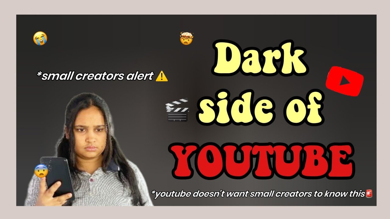 ⚠️Dark side of youtube that nobody tells you😨You should know this before starting youtube channel||🚨