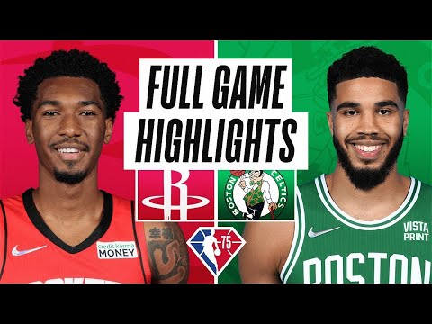 Houston Rockets vs. Boston Celtics Full Game Highlights | NBA Season 2021-22