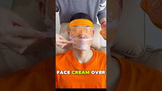 ASMR Relaxing Orange Peel-Off Mask | Ultimate Skin Glow ✨🍊