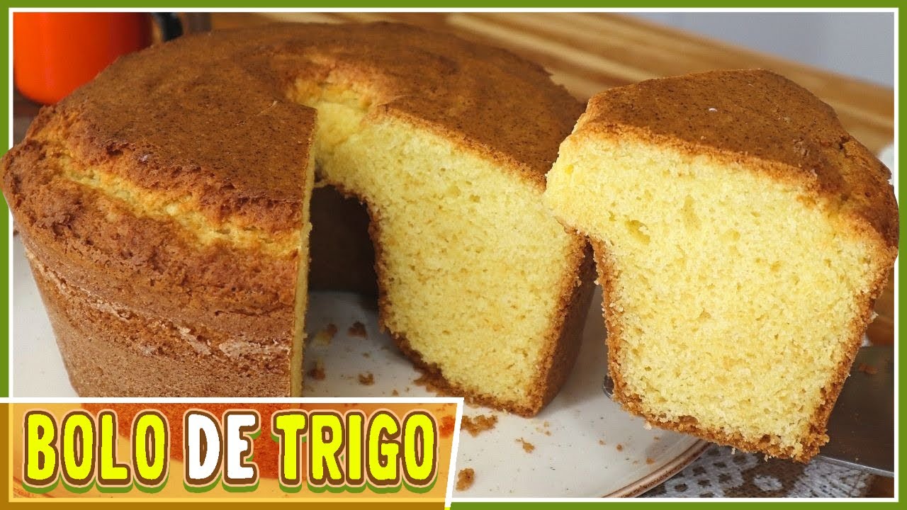 BOLO SIMPLES DE TRIGO I Receitas de Pai 