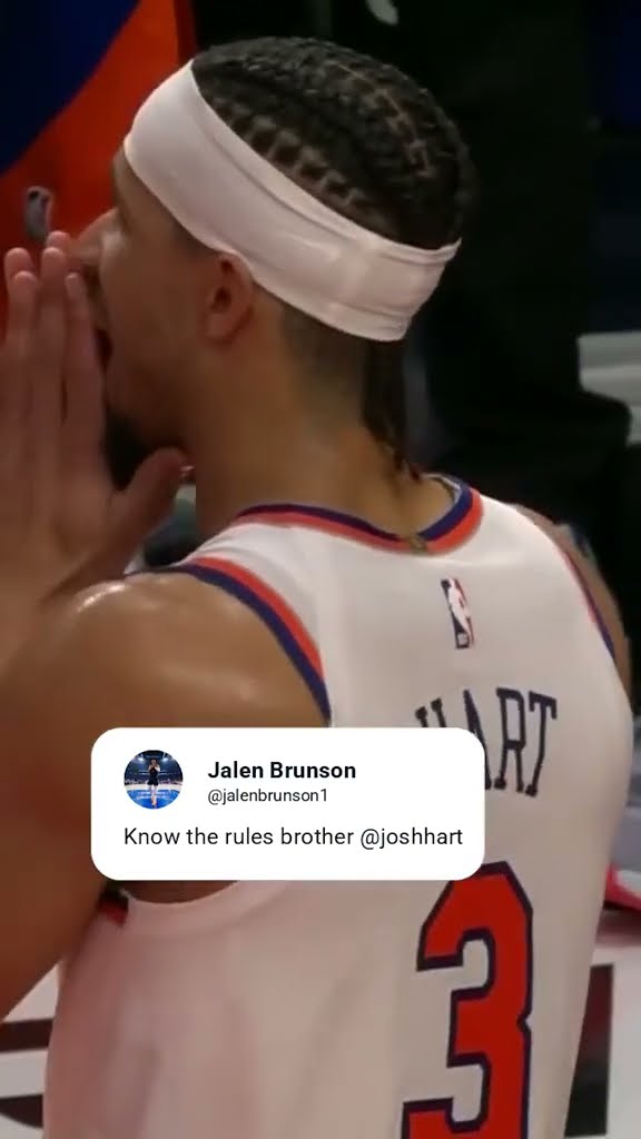 Jalen Brunson was still locked in on the Knicks ?