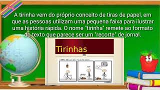 GĂȘnero Textual: Tirinha GĂȘnero Textual: Tirinha