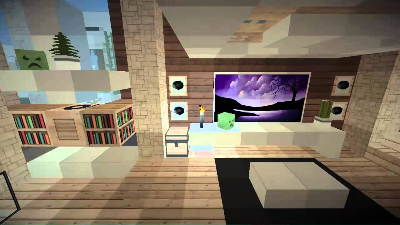 Minecraft Pe Map: Modern House 8 By Keralis (Port) [DOWNLOAD] - YouTube