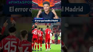 EL ERROR QUE HUNDIÓ AL REAL MADRID 🫠🚨 #futbol #uefachampionsleague