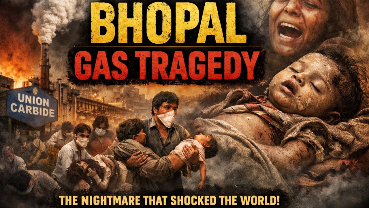 Bhopal Gas Tragedy||Union Carbide Acid ||2 December 1984||Bhopal Disaster||Death Around 3,500