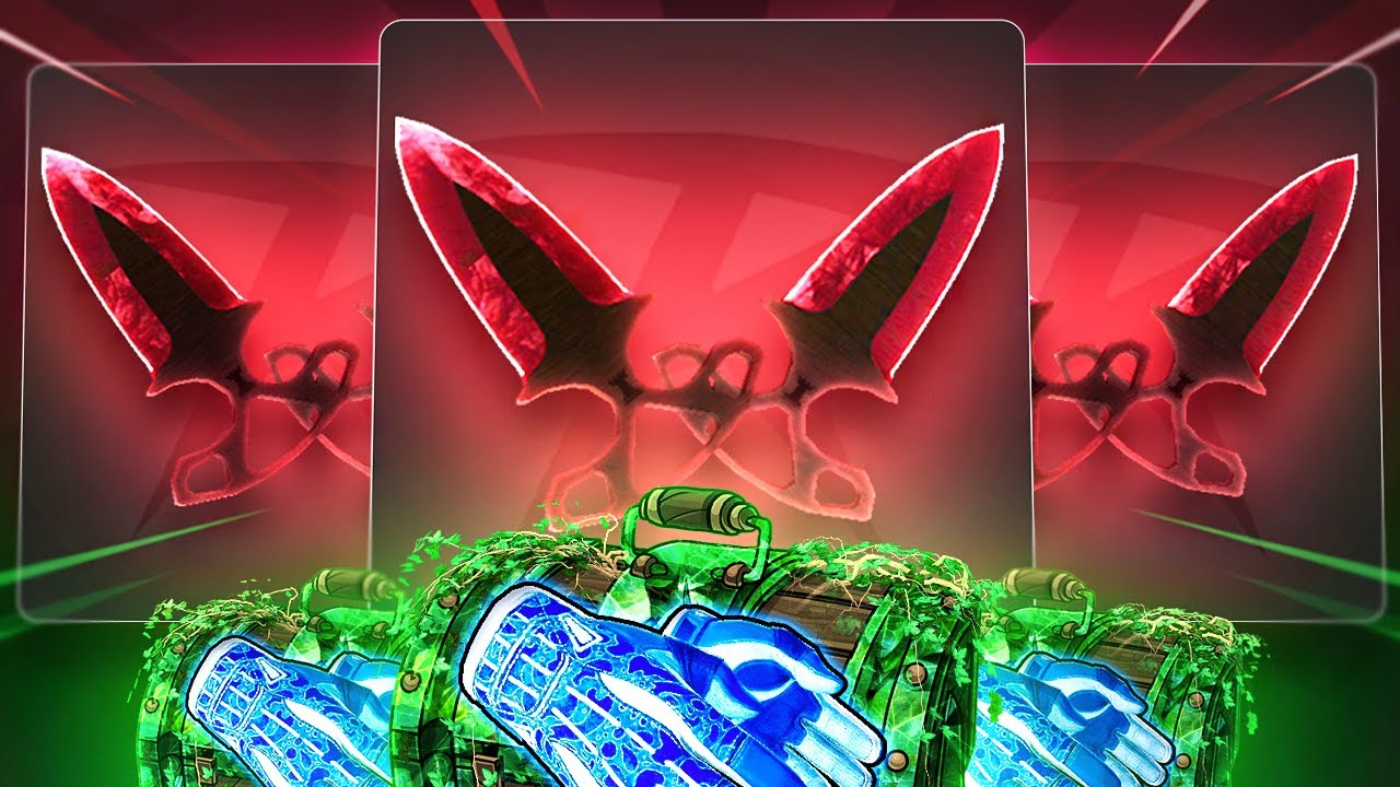 UNBOXING 3 RUBY KNIVES FROM THE SAME CASE ON CSGOROLL! - YouTube