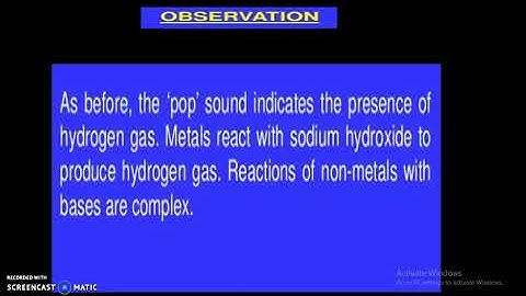 metals and non- metals