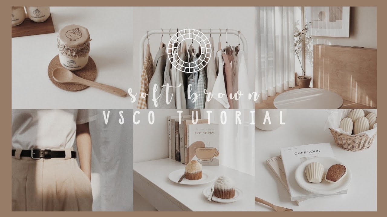 VSCO Tutorial | Soft Brown Aesthetic Filter🤎