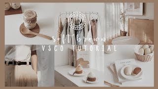 VSCO Tutorial | Soft Brown Aesthetic Filter🤎 screenshot 1