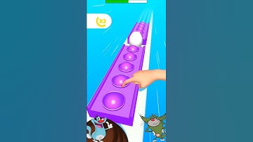 Noob vs Pro vs Hacker In ASMR Pop it reversed game 2025  | asmr satisfied  game with Oggy And Jack