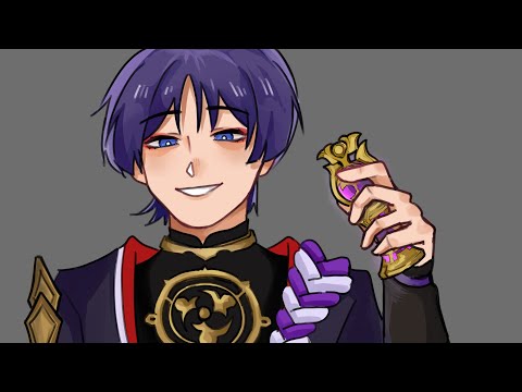 【手描き 原神|Genshin Impact】Bohemian Rhapsody【Scaramouche|散兵|国崩】