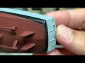 1/700 AOE Fast combat support ship USS Sacramento AOE-1. Trumpeter. Build update part 2.