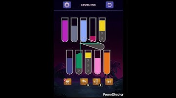 Water Sort Puzzle Level 158 #watersortpuzzle #gameshorts #ゲーム