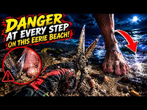 DANGER AT EVERY STEP ⚠️ on this eerie beach!