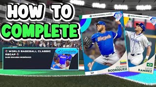 How To Complete The World Baseball Classic Recap Program In MLB The Show 26