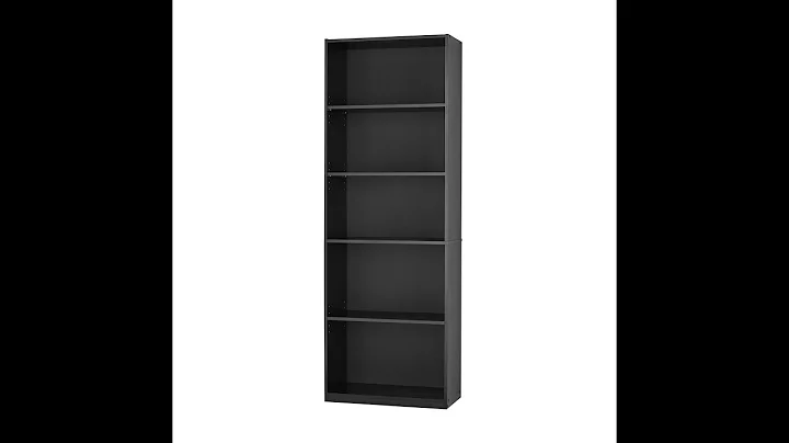 Mainstays 5-Shelf Bookcase Guided Assembly