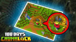 I Spent 100 Days in a Chunklock world in Minecraft