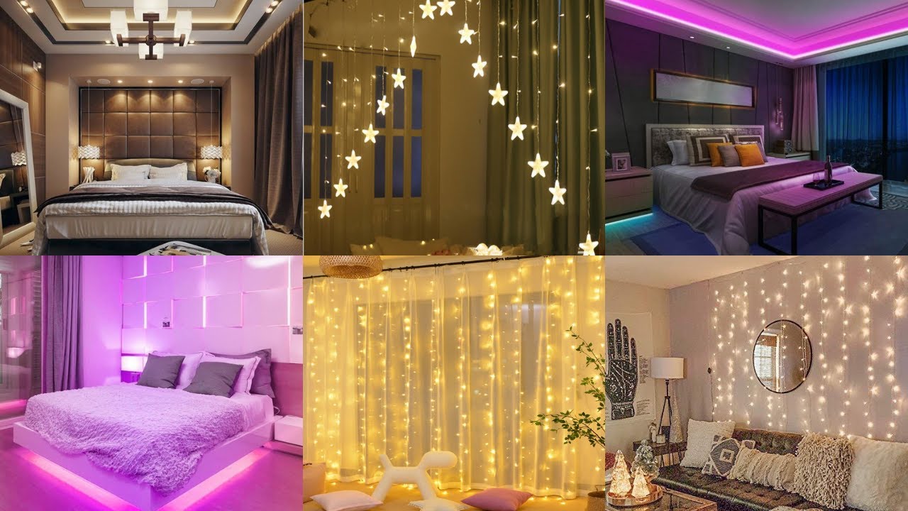 Room light decoration ideas- Led Strip lighting-Fairy Room Ideas- Strip Light Decoration - YouTube