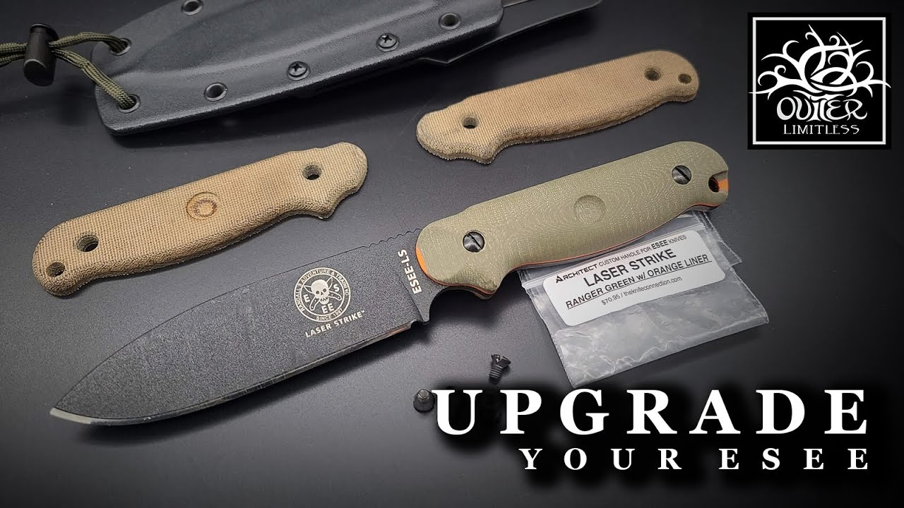 ESEE Laser Strike - Amazing Stock, But WORTH the Upgrade...Aftermarket Scales!!