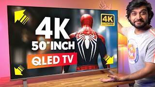 I Bought This 50-inch *QLED 4K HDR TV* with Dolby Vision & Atoms!! ⚡️ Toshiba 4K QLED TV - 50C450ME