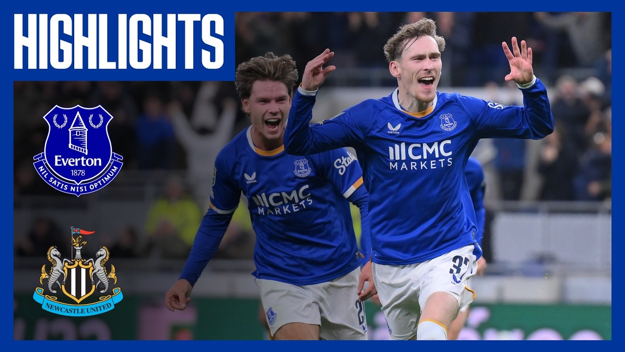 EVERTON v NEWCASTLE | Carabao Cup highlights